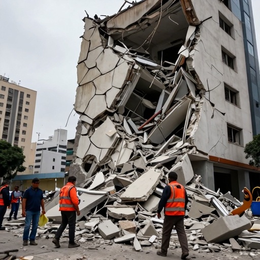 Rescatan vivo a guardias tras 8 días bajo escombros por terremoto