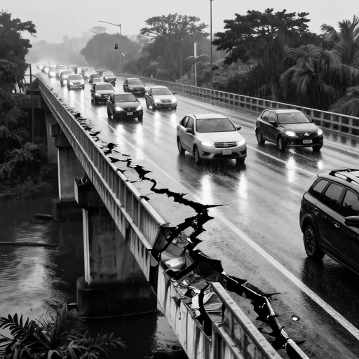 Alertan riesgo colapso puentes Bailey acceso aeropuerto El Niño