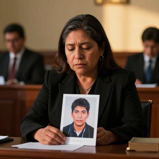 Viuda de Paul Flores reacciona a la condena de 35 años del asesino