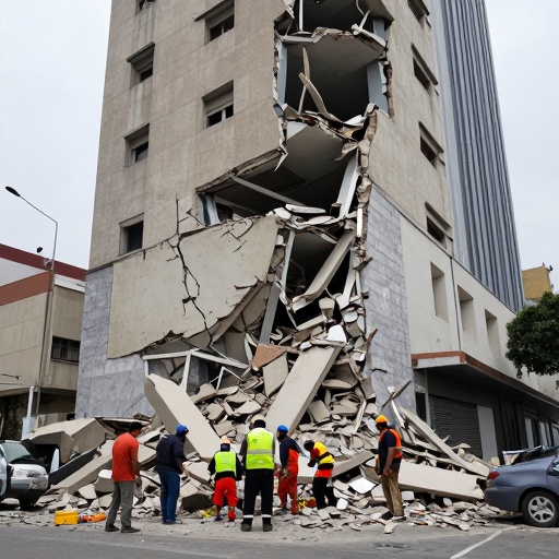 Demuelen 54 viviendas colapsadas por sismo en Chupuro, Junín